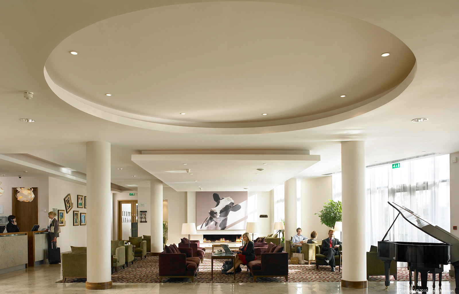 The Lobby in the CityNorth Hotel near the Irish town of Gormanston in County Meath.