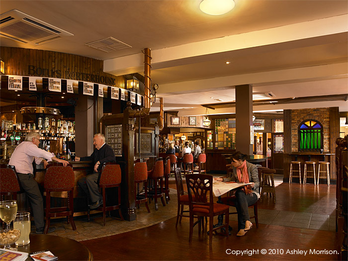 The Borus Porterhouse bar at the West County Hotel in Ennis